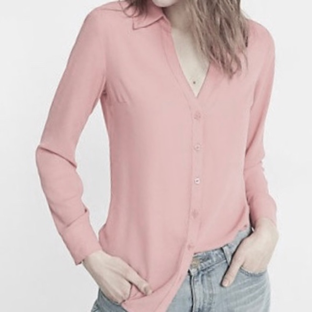 Express Slim Fit No Pocket Portofino Shirt